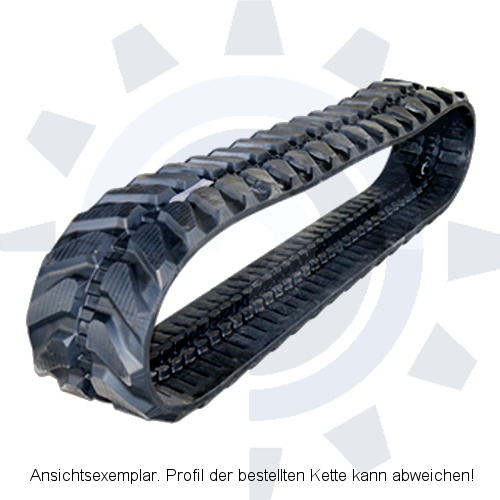 2St. Gummiketten Baggerketten 320x100x40 für Schaeff HR4 Kubota KH26 Minibagger