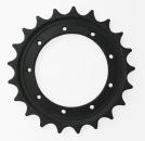 Sprocket 21 teeth 9 bolts for Hitachi EX18-2 EX22-2 EX25 EX30 EX33 EX40 ZX30 ZX35, Kubota KX71-3 KX91-3 KX101-3 U30-3 U35-3, Yanmar B22 B25 B27 B30 B37V VIO30 VIO35, Airman AX30, AX35