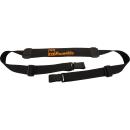 Schultergurt / Halsgurt, Schriftzug HBC-radiomatic mit 2x Metallkarabiner breit, Cordura AS003400